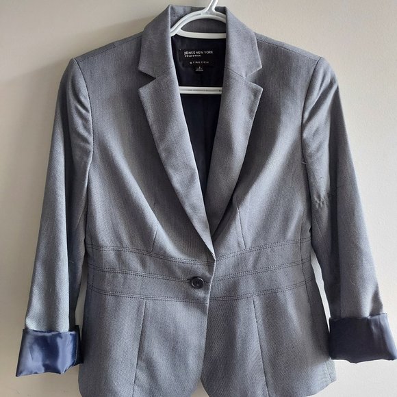 Jones New York gray blazer - Picture 1 of 2